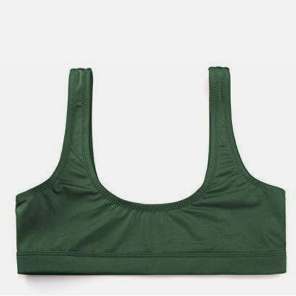 NWY Dixperfect Crop Top Bralette Bikini Top Green XL - Picture 6 of 10